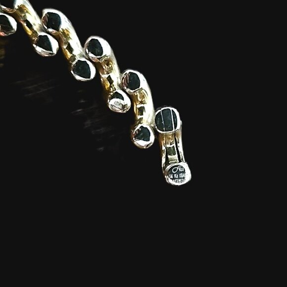 RARE VINTAGE HIDDEN CLASP 14K YELLOW GOLD SAN MARCO BRACELET ITALY - Picture 4 of 13